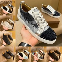 With Box Red Bottomlies Shoes Luxury Loafers Mens Dress Shoe Designer Shoes Platform Sneakers Big Size Us 13 Casual Women Black Glitter Flat Trainers 3647 ogmin 1JW4
