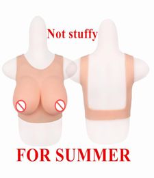 BCDEG Cup For Cool Summer Not Stuffy Silicone Breast Forms Artificial Fake Boobs For DragQueen Transgender Shemale Crossdresser6263506