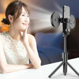 Selfie Monopods Wireless Bluetooth compatible selfie stick LED light expandable handheld monopod Live tripod suitable for iPhone X 8 Android O3Q6 S2452207