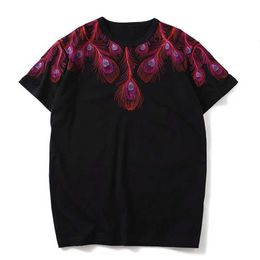 Men's T-Shirts Supzoom New Arrival O-neck Brand Clothing Knitted T Shirt Homme Embroidery Feathers Popular Couples Short Sleeve Cotton Tshirt J240522