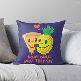 Pillow Don't Care What They Say (Pineapple Pizza) Throw Christmas Covers Sofa Decorative Cover