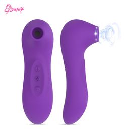 toyClit Sucker Vibrator For Women Vagina Sucking Stimulator Licking Female Blowjob Sex For Adult Nipple Massager Masturbator Q05084011661