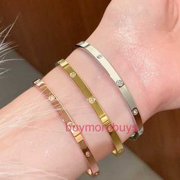 Carrtre Designer Screw Bracelet Fashion Luxury Jewelrys Original Trendy 18K Gold Diamond for Women Men Nail Bracelets Silver Jewelry Bracelet 9WLC