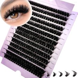 False Eyelashes 100D 9-16mm Mixed Tray Individual Lashes 3D Russia Volume Eye Soft Natural Thick Mink Lash Cluster