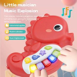 Keyboards Piano Baby Music Sound Toys Baby Piano Music Toy Multi functional Hippocampus Electronic Piano with Music and Light WX5.21965245