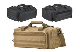 Shooting Range Bag Molle System Outdoor Hunting Accessory Nylon Tactical Gun Case Pack Pistol Tools Shoulder Bag Sniper Black 22069762375