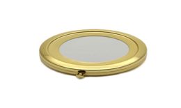 70mm blank gold compact mirror Pock compact mirror magnifying Mirror frame Great for DIY Decro 1841023465766