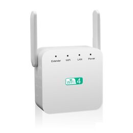Routers 20%Off 300Mbps Wifi Repeater 2.4Ghz Range Extender Wireles-Repeater Amplifier Signal Booster 3 Antenna Long-Range Expander Dro Otkcu