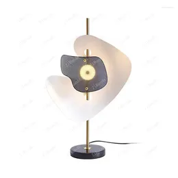 Table Lamps Italian Creative Lamp Personality Post-Modern Marble Simple Designer Light Luxury Living Room Bedroom Artistic