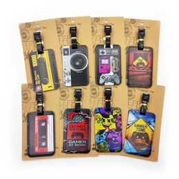 Tape Camera Luggage Label Men Travel Tag Boys Suitcase ID Address Holder Baggage Boarding Portable Ticket 240511