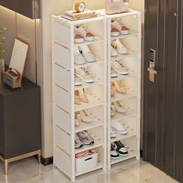 Shoe Rack Storage Organizer Simple Cabinet Rental House Door Small Household Indoor Space To Save 58laye 240522