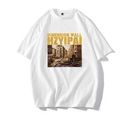 Men's T-Shirts Printed design of cotton short sleeve T-shirt mens new summer trend brand loose large size boys shirt J240522