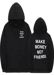 Streetwear Makes Not Friends Hoodies Menwomen Fashion Print Coppia Abbigliamento Sudadera Hombre Black White Hoody Sparatura X1022967665