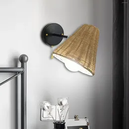 Wall Lamp Modern Sconce Light W/ Pull Cord Switch For Home Bathroom Decor