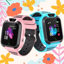 Phone Call Smart Watch For Children Kids Watches Electronic Birthday Gift Boy Girls Location Tracker 2G SIM Card Waterproof Q16S 240523