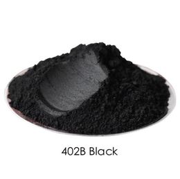 Pearl Powder Pigment Mineral Mica Powder Type 402B Black for Car Dye Colourant Soap Nail Automotive Arts Craft Acrylic Paint 500gl6598865