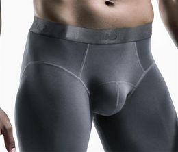 Underpants Men Thermal Underwear Bottoms Sexy Bugle Pouch Elastic Tight Leggings Pants Autumn winter underwear 4XL Sleep Bottoms L3428802