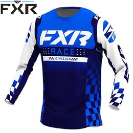 Men's T-shirts Fxr Mtb Long Sleeve Jersey Bicycle Cycling Mens Clothingman Motocross Outfit Enduro Pro Moto Cross Zy4x