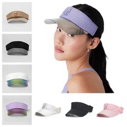 Womens Visor Women Summer Casual Sport Empty Top Cap Fashion Paris Designer Outdoor Sandbeach Sun Hat Couples Golf Tennis Hats Ball