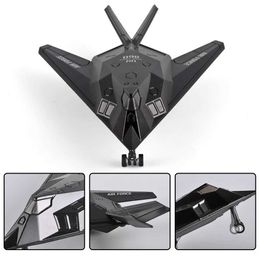 Aircraft Modle F-117A fighter jet series childrens toys 6-10 years old boys toys die cast models metal scale aircraft childrens souvenirs S2452355