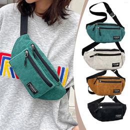 Waist Bags Chest Bag Texture Body Small Sports Casual Shoulder For Men Women Messenger