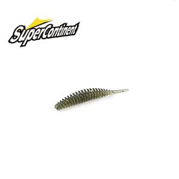 Supercontinent worm bait soft Tanta 25mm100pcs fishing lures Pesca carp bass lure Isca artificial 240522