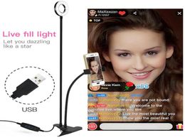 LED Ring Light Camera Lamp With Tripod Stand Phone Holder for YouTube Video Live And Blog9100510