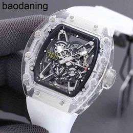 Swiss ZF Factory Watches Watch Designer Mens Movement Automatic Luxury Mens Transparent Crystal Glass Watch Full Automatic Mec