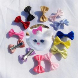 Dog Apparel 3pcs Hair Clips Cute Bow Hairpin For Small Dogs Puppy Cat Hairpins Grooming Accessoires Pet Supplies
