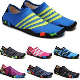 2024 Water Shoes Water Shoes Women Men Slip On Beach Wading Barefoot Quick Dry Swimming Shoes Breathable Light Sport Sneakers Unisex 35-46 GAI-388595