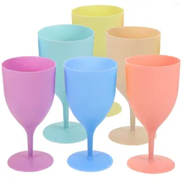 Mugs Red Glass Bar Cups Household Goblet Multi-use Cocktail Wedding Flutes