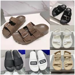 Designer Herren Womens Sandalen Sommer Mode Klettband Sandalen Unisex Pool Slide Pantoffers Outdoor Strand flache Sandalen