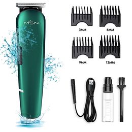 professional hair clipper Rechargeable trimmer clippers barber haircut cutting machine electric razor for men 240517