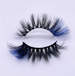 Colorful Eye Lashes Thick Long Faux Mink Eyelashes Fluffy Colored Eyelash Extension Cils Make Up Tools8750276