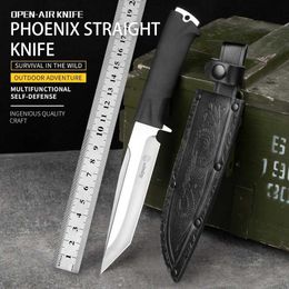 Кемпинг -охотничьи ножи дикий муж открытый нож для выживания в кемпинге 65x13 Специальная стальная охота на боевой битва.