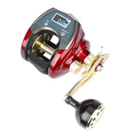 Full Metal 61BB Left Right Fishing Reel with LED Digital Display Electronic Baitcasting Line Counter 64 1 Casting 240515