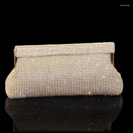 Evening Bags Shiny Dinner Bag For Rhinestone Party Clutch Purse