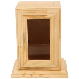 Urn Pet Box Urns Memorial Ash Dog Human Memory Keepsake Cat Dogue De Gifts Cremation Wooden Male Adult Casket Holder Dogs 240522