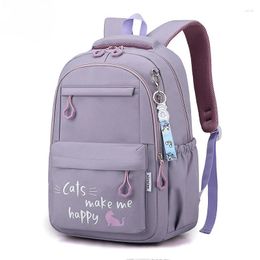 School Bags Fengdong Kawaii Backpack For Girls Cute Waterproof Bookbag Teens College Student Large Travel Shoulder Bag