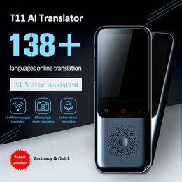 New T11 Portable Audio Translator 138 Language Smart Translator Offiline In Real Time Smart Voice AI Voice Photo Translator