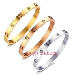 Carrtre Designer Screw Bracelet Luxury Jewelrys Original Trendy 18K Gold Diamond for Women Men Nail Bracelets Silver Jewellery Bracelet DHB8