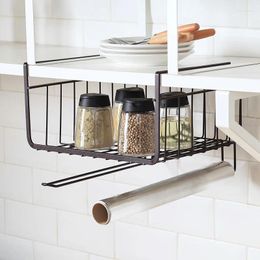 Kitchen Storage Multifunction Metal Cupboard Rack Cabinet Hanging Organiser Shelves Towel Cup Spice Holder Home Accessories