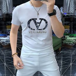 Mens Designer T Shirt Loose Tees Tops Man Casual Shirt Luxurys Clothing Streetwear Shorts Sleeve Polos Tshirts asian size M-5XL