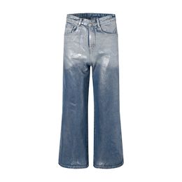 Blue Jeans 2024 Men Pockets Slightly Loose Trousers Pants