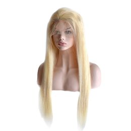 10-30 Inch 613 Honey Blonde Lace Front Human Hair Wigs Brazilian Lace Frontal Wig For Women Heat Resistant