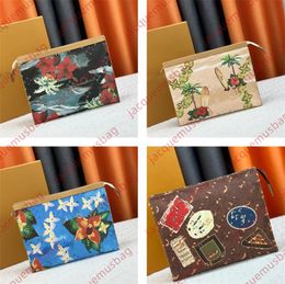 Designer Po che tte Voyage Hand bag Toilet bag M83465 M83487 cosmetic bags Summer Romantic holiday style Clutch wallet Hobo purses high quality Rinse washing handbag