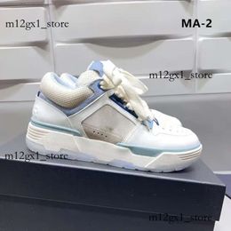 MA-1 MA-2 Lace-up Bread Sneaker Shoes Luxury Designer Men Women Platform Shoes Mesh Leather Stadium Hardware-logo Leather 240