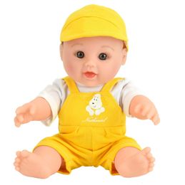 Dolls 12 inch American white baby doll silicone soft doll toy with clothes providing beautiful gifts for children S2452307