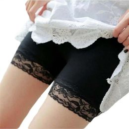 Women's Panties Intimates Safety Short Pants Elastic Solid Colour Lace Seamless Breathable Leggings Pantie Shorts