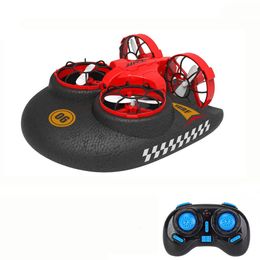 H94 RC Drone 3 in 1 Boat Vehicle w Flying AirBoatLand Driving Altitude Hold Headless Mode Quadcopter Gift 240523